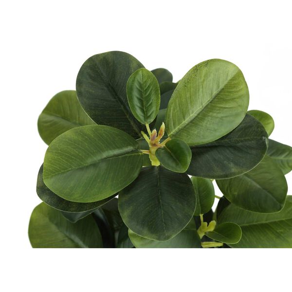 Black Green 14-Inch Ficus Indoor Table Potted Artificial Plant, Set of Two, image 5